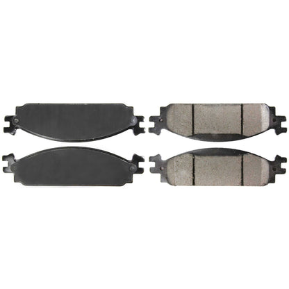 Centric Parts Disc Brake Pad Set Posi Quiet Ceramic with Shims for 2009-2010 Ford Flex Taurus Lincoln MKS MKT 105.13760