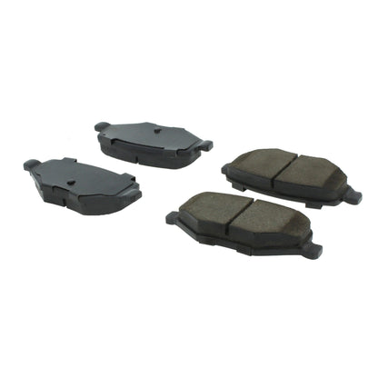 Centric Parts Disc Brake Pad Set Posi Quiet Ceramic with Shims and Hardware for 2011-2019 Ford Edge Explorer Flex Taurus Lincoln MKS MKX