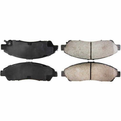 Centric Parts Disc Brake Pad Set Posi Quiet Ceramic with Shims and Hardware for Acura MDX 2007-2020, Honda Pilot 2009-2022, Ridgeline 2017-2023
