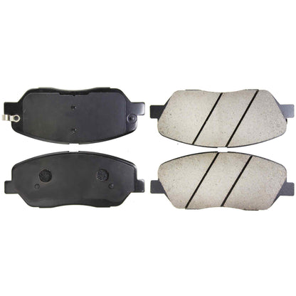 Centric Parts Disc Brake Pad Set Posi Quiet Ceramic with Shims and Hardware for 2009-2011 Kia Borrego 105.13850