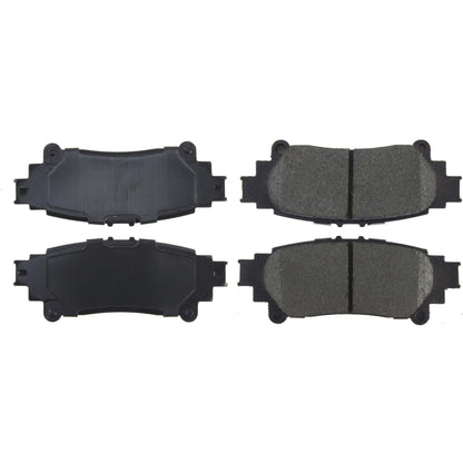 Centric Parts Disc Brake Pad Set Posi Quiet Ceramic with Shims for 2016-2020 Lexus GS/IS/RC Models 105.13911