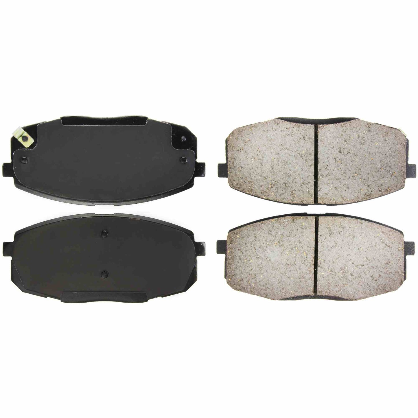 Centric Parts Disc Brake Pad Set Posi Quiet Ceramic with Shimmed for 2009-2012 Hyundai Elantra, 2010-2013 Kia Forte 105.13970