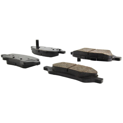 Centric Parts Disc Brake Pad Set Posi Quiet Ceramic with Shimmed for 2009-2016 Toyota Venza 105.14020