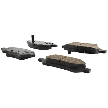 Centric Parts Disc Brake Pad Set Posi Quiet Ceramic with Shimmed for 2009-2016 Toyota Venza 105.14020