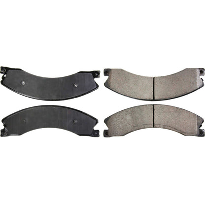 Centric Parts Disc Brake Pad Set Posi Quiet Ceramic with Shims for 2009-2017 Chevrolet Express 3500/4500, Silverado 2500/3500 HD, GMC Savana