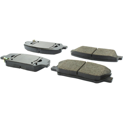 Centric Parts Disc Brake Pad Set Posi Quiet Ceramic with Shims and Hardware for 2010-2016 Hyundai Genesis Coupe 2011-2015 Kia Optima 105.14130