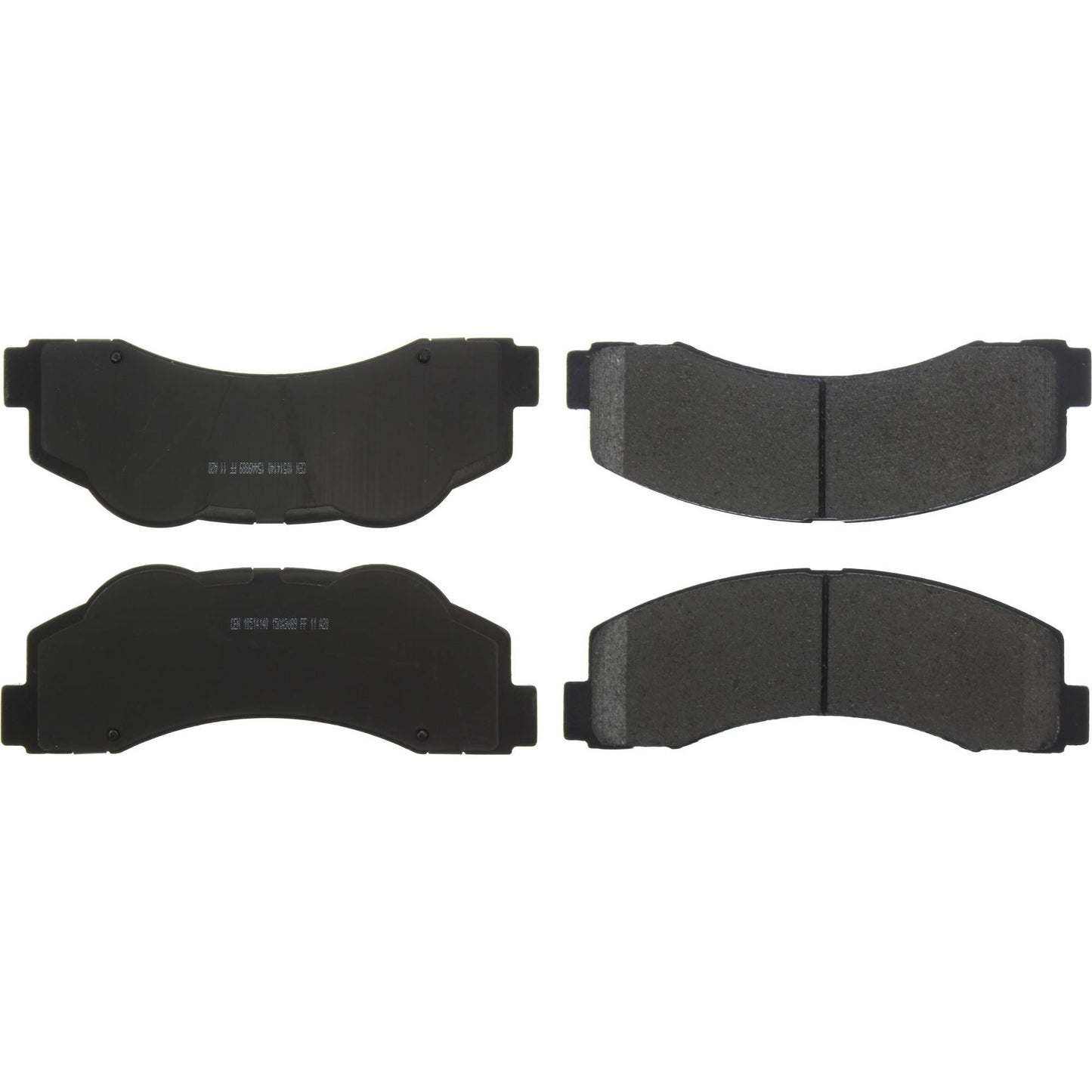 Centric Parts Disc Brake Pad Set Posi Quiet Ceramic with Shimmed for 2010-2021 Ford Expedition, F-150, Lobo, Lincoln Mark LT, Navigator 105.14140