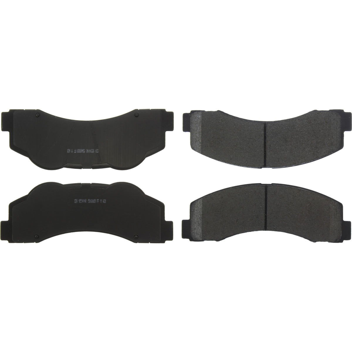 Centric Parts Disc Brake Pad Set Posi Quiet Ceramic with Shimmed for 2010-2021 Ford Expedition, F-150, Lobo, Lincoln Mark LT, Navigator 105.14140