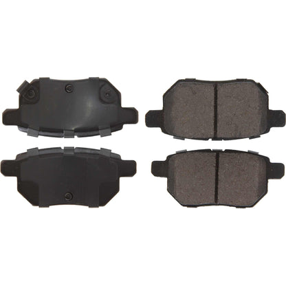 Centric Parts Disc Brake Pad Set Posi Quiet Ceramic with Shims for Lexus CT200h 2011-2016, Scion iM 2016, Toyota Corolla 2016, Prius 2010-2019