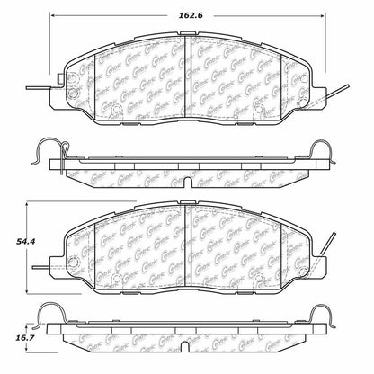 Centric Parts Disc Brake Pad Set 105.14630
