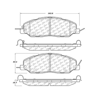 Centric Parts Disc Brake Pad Set 105.14630
