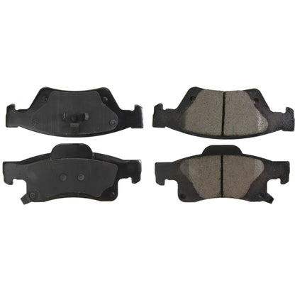 Centric Parts Disc Brake Pad Set Posi Quiet Ceramic with Shims for 2011-2020 Dodge Durango Jeep Grand Cherokee 105.14980