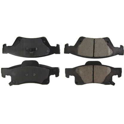 Centric Parts Disc Brake Pad Set Posi Quiet Ceramic with Shims for 2011-2020 Dodge Durango Jeep Grand Cherokee 105.14980