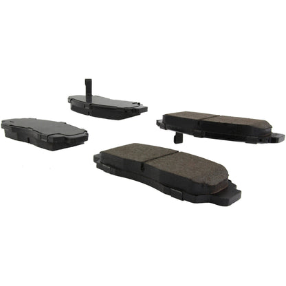 Centric Parts Disc Brake Pad Set Posi Quiet Ceramic with Shims and Hardware for 2011-2014 Acura TSX 2012 Honda Accord 105.15060