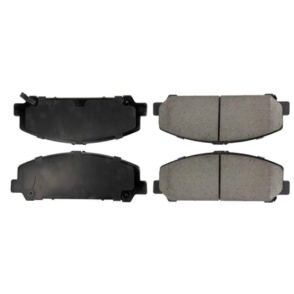Centric Parts Disc Brake Pad Set Posi Quiet Ceramic with Shims and Hardware for Infiniti QX56 2011‑2013, QX80 2014‑2022, Nissan Armada 2011‑2015, Armada 2023‑2017, Titan 2011‑2015, Titan 2023‑2017 105.15090