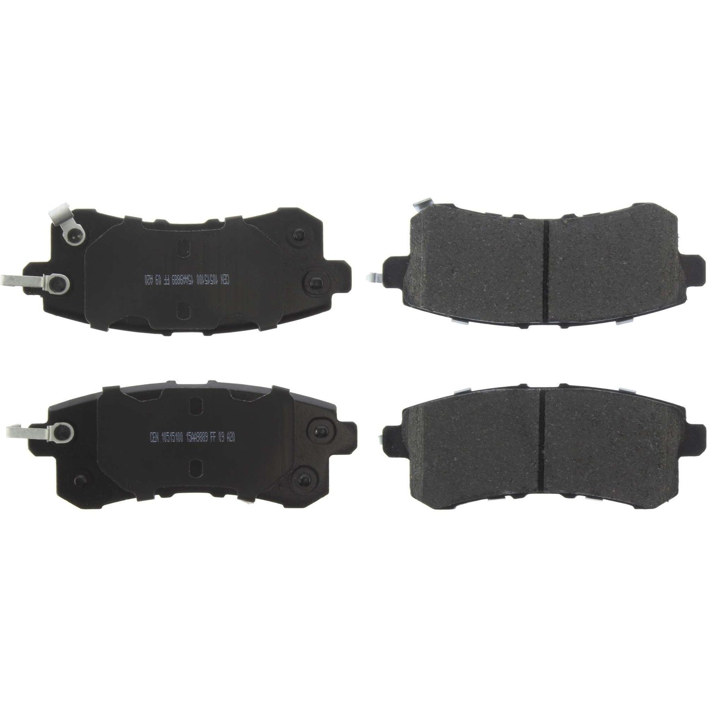 Centric Parts Disc Brake Pad Set Posi Quiet Ceramic with 100% Shimmed for Infiniti QX56 2011-2013, QX80 2014-2020, Nissan Armada 2017-2022 105.15100