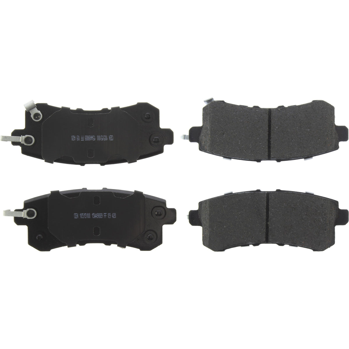 Centric Parts Disc Brake Pad Set Posi Quiet Ceramic with 100% Shimmed for Infiniti QX56 2011-2013, QX80 2014-2020, Nissan Armada 2017-2022 105.15100