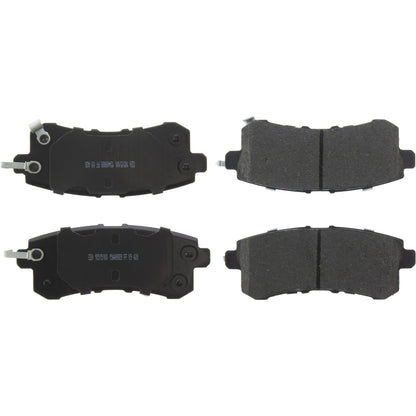 Centric Parts Disc Brake Pad Set Posi Quiet Ceramic with 100% Shimmed for Infiniti QX56 2011-2013, QX80 2014-2020, Nissan Armada 2017-2022 105.15100