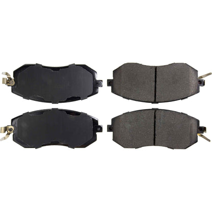Centric Parts Disc Brake Pad Set Posi Quiet Ceramic with Shims and Hardware for 2016-2013 Scion FR-S, 2020-2013 Subaru BRZ