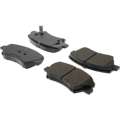 Centric Parts Disc Brake Pad Set Posi Quiet Ceramic with Shims and Hardware for 2011-2016 Hyundai Elantra Coupe 2013-2014 105.15430