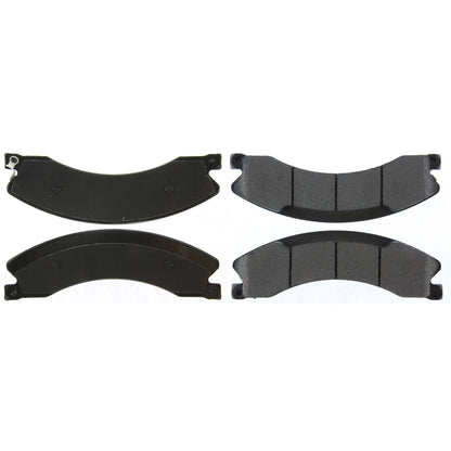 Centric Parts Disc Brake Pad Set Posi Quiet Ceramic with Shims for 2014-2021 Chevrolet Silverado, GMC Sierra, Nissan NV 105.15650