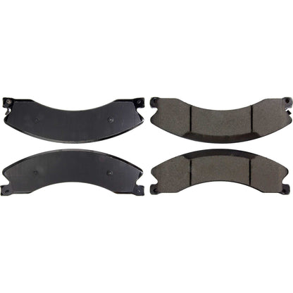 Centric Parts Disc Brake Pad Set Posi Quiet Ceramic with Noise‑Reducing Shims for 2021-2012 Nissan NV1500 NV2500 NV3500 and 2020-2016 Titan XD 105.15651