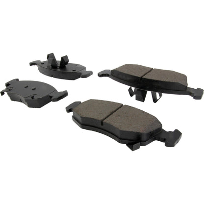 Centric Parts Disc Brake Pad Set Posi Quiet Ceramic with Shims for Fiat 500 2011-2018 and Ram 700 2015-2017 105.15680