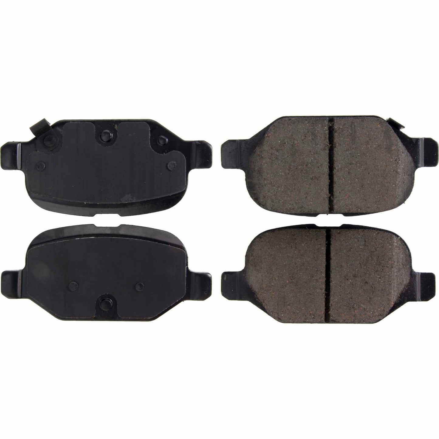 Centric Parts Disc Brake Pad Set Posi Quiet Ceramic with Shims for Fiat 500 2009-2019 Panda 2007-2012 Ram 700 2015-2017 105.15690