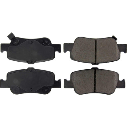 Centric Parts Disc Brake Pad Set Posi Quiet Ceramic with Shims for 2009-2014 Toyota Corolla 105.15720