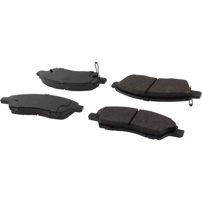 Centric Parts Disc Brake Pad Set Posi Quiet Ceramic with Shims and Hardware for 2012-2019 Nissan March Micra Note Tiida Versa 105.15920