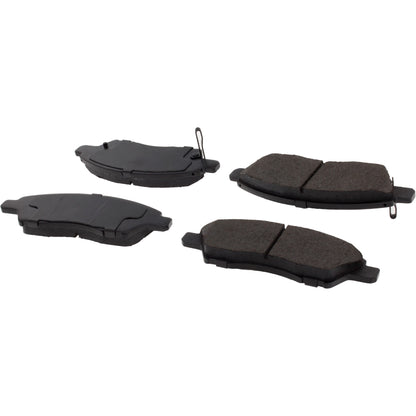 Centric Parts Disc Brake Pad Set Posi Quiet Ceramic with Shims and Hardware for 2012-2019 Nissan March Micra Note Tiida Versa 105.15920