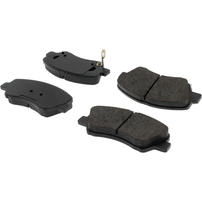 Centric Parts Disc Brake Pad Set Posi Quiet Ceramic with Shims and Hardware for 2014-2013 Dodge Attitude, 2017-2012 Hyundai Accent, 2018-2012 Kia Rio 105.15930