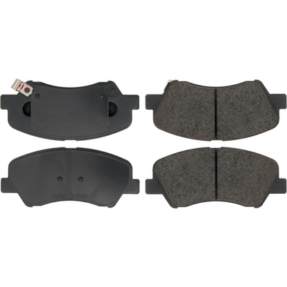 Centric Parts Disc Brake Pad Set Posi Quiet Ceramic with Shims and Hardware for 2014-2013 Dodge Attitude, 2017-2012 Hyundai Accent, 2018-2012 Kia Rio 105.15930