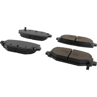 Centric Parts Disc Brake Pad Set Posi Quiet Ceramic with Shims and Hardware for 2012-2020 Chrysler Town & Country Dodge Grand Caravan Journey Ram C/V Volkswagen Routan 105.15960