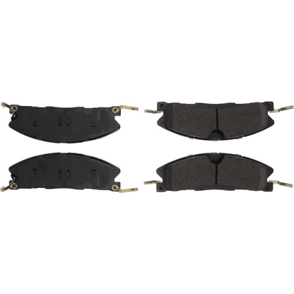 Centric Parts Disc Brake Pad Set Posi Quiet Ceramic with Shims and Hardware for 2013-2019 Ford Explorer Taurus Lincoln MKT Special Service Police Sedan 105.16111