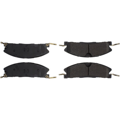 Centric Parts Disc Brake Pad Set Posi Quiet Ceramic with Shims and Hardware for 2013-2019 Ford Explorer Taurus Lincoln MKT Special Service Police Sedan 105.16111