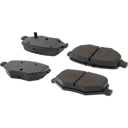 Centric Parts Disc Brake Pad Set Posi Quiet Ceramic with Shims and Hardware for 2013-2019 Ford Explorer Flex Special Service Police Sedan Taurus Lincoln MKS 105.16120