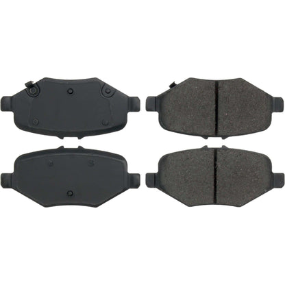 Centric Parts Disc Brake Pad Set Posi Quiet Ceramic with Shims and Hardware for 2013-2019 Ford Explorer Flex Special Service Police Sedan Taurus Lincoln MKS 105.16120