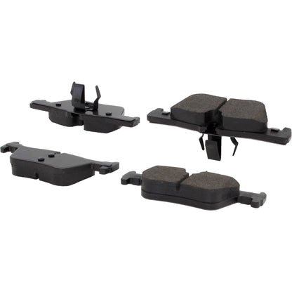 Centric Parts Disc Brake Pad Set Posi Quiet Ceramic with Shims and Hardware for 2012-2021 BMW 118i 220i 228i 230i 320i 328d 328i 105.16130