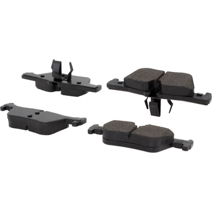 Centric Parts Disc Brake Pad Set Posi Quiet Ceramic with Shims and Hardware for 2012-2021 BMW 118i 220i 228i 230i 320i 328d 328i 105.16130