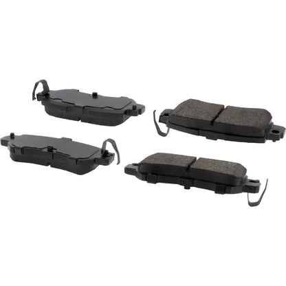 Centric Parts Disc Brake Pad Set Posi Quiet Ceramic with Shims and Hardware for 2016-2018 Mazda CX‑3, 2015-2013 Mazda CX‑5 105.16240