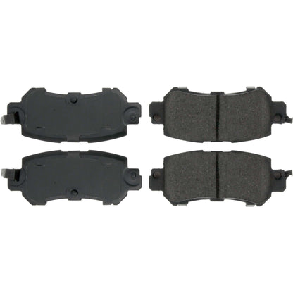 Centric Parts Disc Brake Pad Set Posi Quiet Ceramic with Shims and Hardware for 2016-2018 Mazda CX‑3, 2015-2013 Mazda CX‑5 105.16240