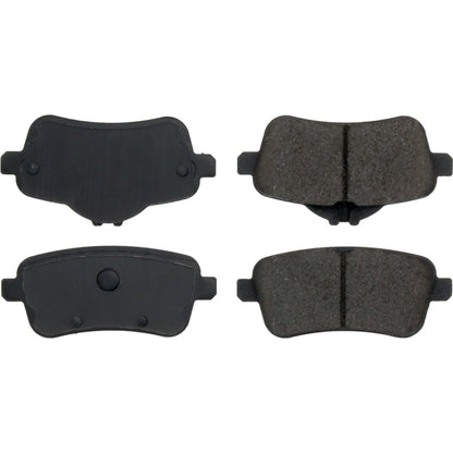 Centric Parts Disc Brake Pad Set Posi Quiet Ceramic with Shims and Hardware for 2014-2019 Mercedes-Benz