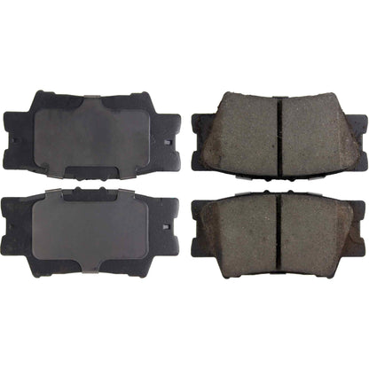 Centric Parts Disc Brake Pad Set Posi Quiet Ceramic with Shims and Hardware for 2010-2012 Lexus HS250h 105.16320
