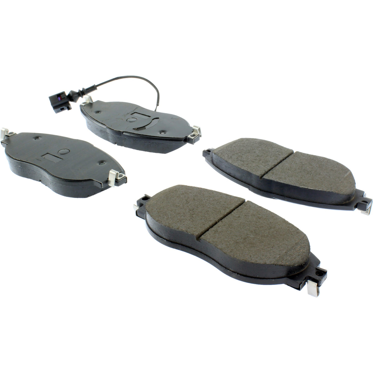 Centric Parts Disc Brake Pad Set Posi Quiet Ceramic with Shims for 2014-2022 Audi A3, VW Golf, Seat Leon 105.16330