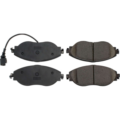 Centric Parts Disc Brake Pad Set Posi Quiet Ceramic with Shims for 2014-2022 Audi A3, VW Golf, Seat Leon 105.16330