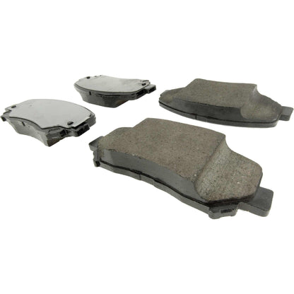 Centric Parts Disc Brake Pad Set Posi Quiet Ceramic with Shims for 2014-2022 Jeep Cherokee 105.16403