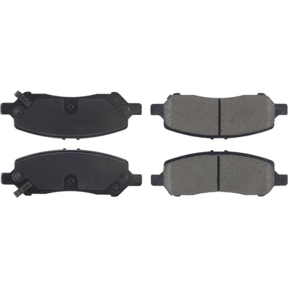 Centric Parts Disc Brake Pad Set Posi Quiet Ceramic with Shims for 2013-2016 Dodge Dart 105.16470