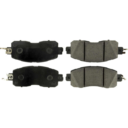 Centric Parts Disc Brake Pad Set Posi Quiet Ceramic with Shims and Hardware for 2013-2023 Nissan Altima 2014-2018 Leaf 105.16500
