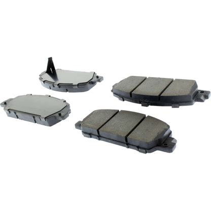Centric Parts Disc Brake Pad Set Posi Quiet Ceramic with Shimmed for 2013-2022 Honda Accord 105.16540